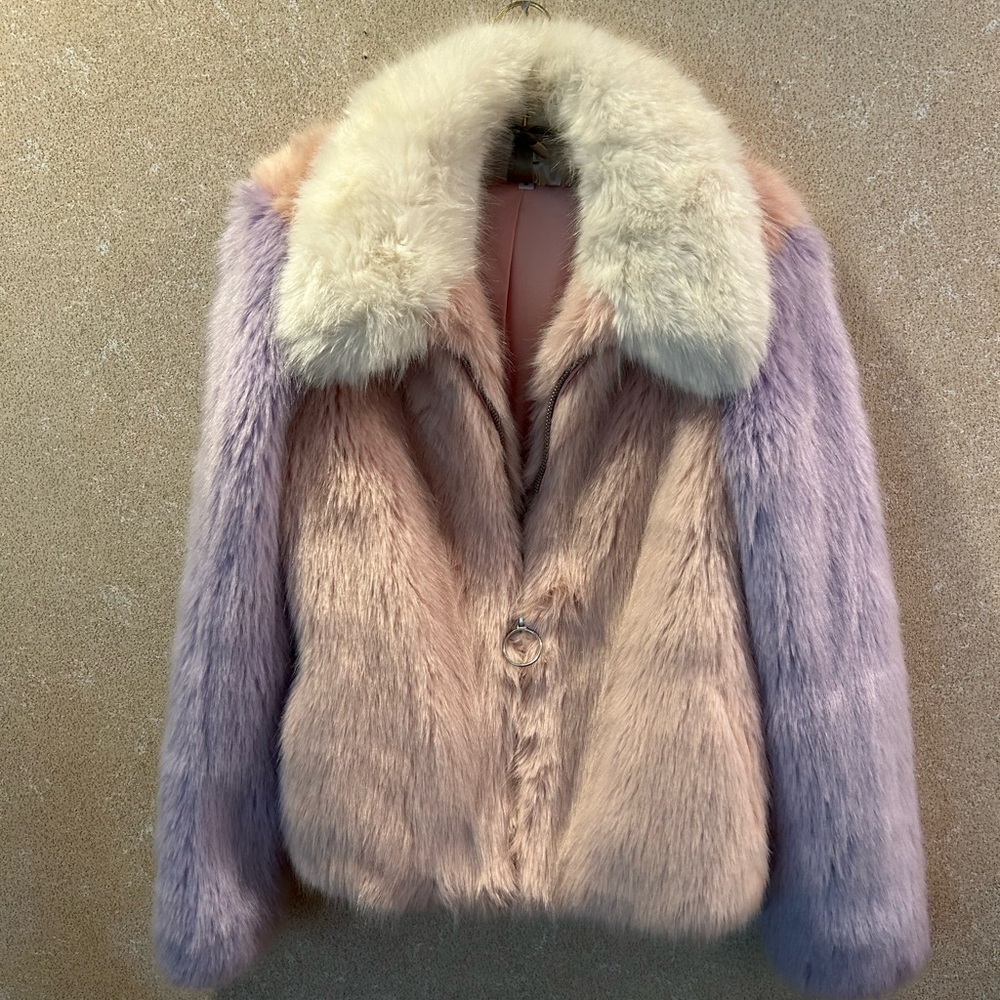 LPA Faux Fur Jacket New wo Tags